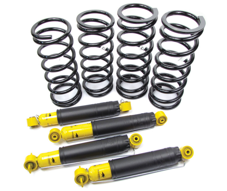 Old Man Emu Medium Duty Shock And Spring Suspension Kit With Nitrocharger Sport Shock Absorbers For Land Rover Discovery Series II (9393D2A)