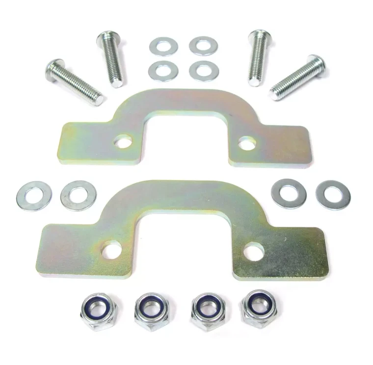 Terrafirma Coil Spring Retention Plates, Front Pair, For Land Rover Discovery Series II