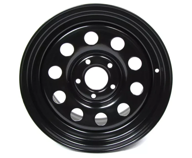 Steel Modular Wheel By Terrafirma (GRW012), Black, 16 X 8 Inch, For Land Rover Discovery Series II And Range Rover P38