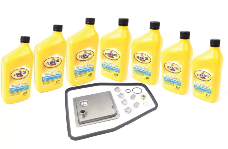 Transmission Service Kit For Land Rover Discovery Series 2, Includes Transmission Filter With Gasket, Dex/Merc Dexron III Transmission Fluid, Fill Plugs And Hardware