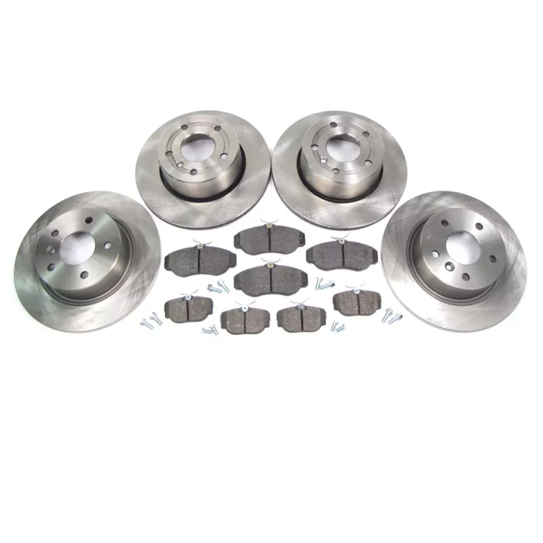 Discovery Series II Brakes, Complete Front And Rear Brake Kit With Genuine Pads, Standard Rotors And Brake Locator Screws