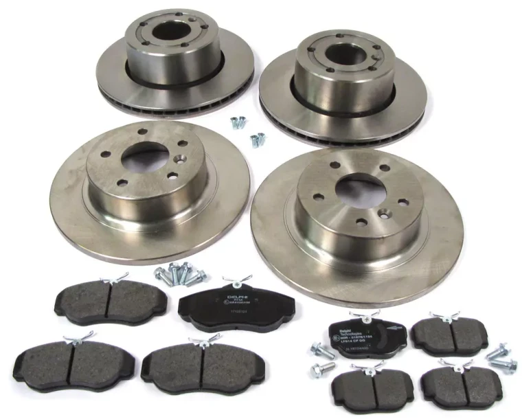 Discovery Series II Brakes, Complete Front And Rear Brake Kit With Standard Rotors, Lockheed Pads And Replacement Hardware