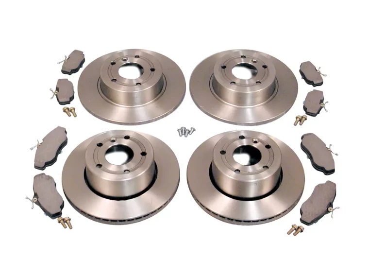 Brake Rebuilding Kit, Front And Rear, Includes Ferodo Brake Pads, Standard Rotors And Locator Screws, For Land Rover Discovery Series II