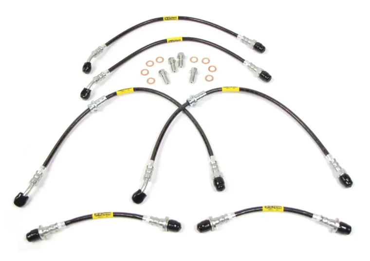 Performance Stainless Steel Brake Hose Kit For Land Rover Discovery Series II