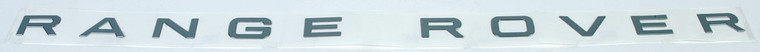 Genuine Front Hood Or Bonnet Decal BTR7939MAD, 'Range Rover' Text In Silver, For Range Rover P38