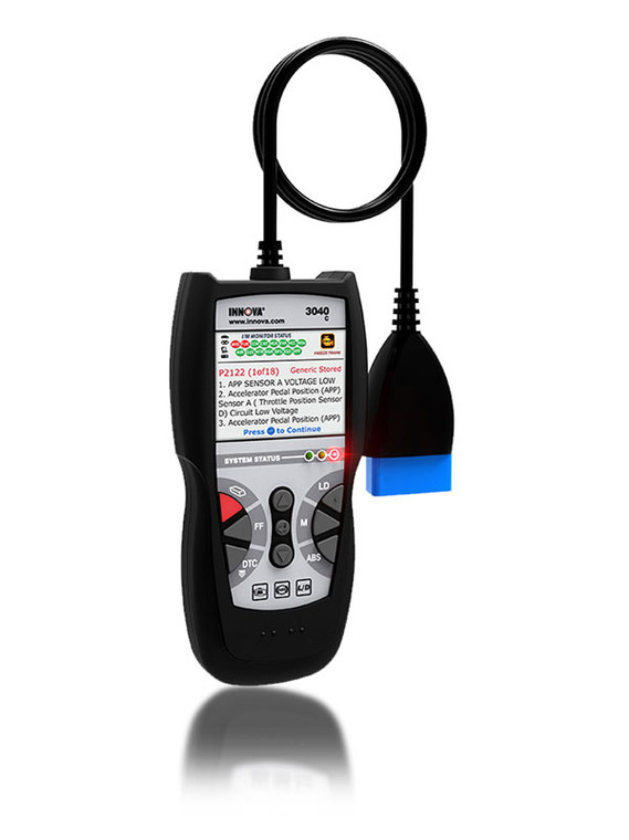 Scan Tool & Code Reader - Basic Plus - OBD2 Diagnostic Tool By Innova With Live Data & On-Screen Code Definition (D3040)