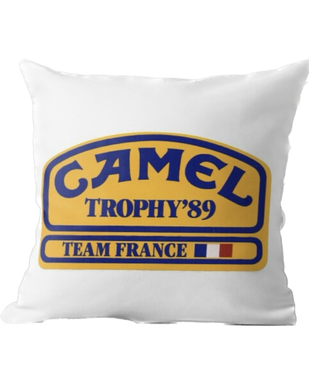 Camel Trophy' 89 Throw Pillow Cover