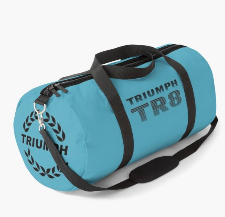 Triumph TR8 Theme - PERSIAN BLUE Duffle Bag