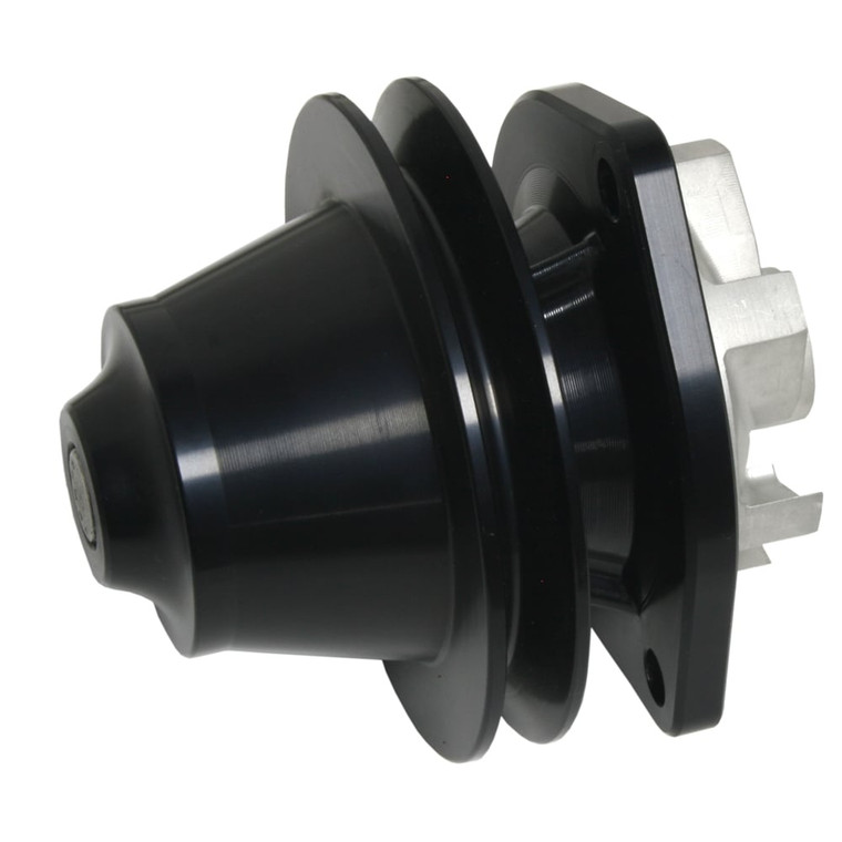 Racetorations Billet Aluminium Water Pump & Pulley, Anodised Black – TR5-6