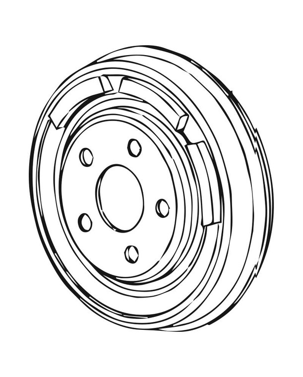 Brake Drum Front or Rear TR2 from TS5443 to TR3A to approx TS56376.