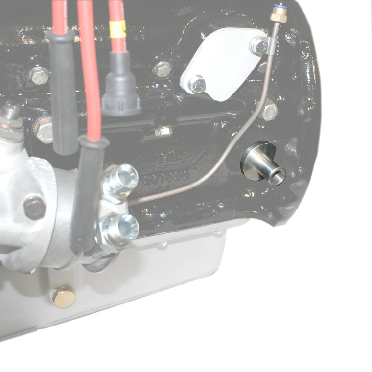 Racetorations Aluminium Crankcase Breather Pipe Adapter – TR2-4A & Morgan +4(BEN002)
