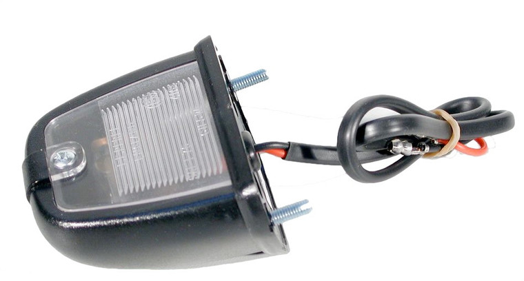 Lamp Number Plate Black