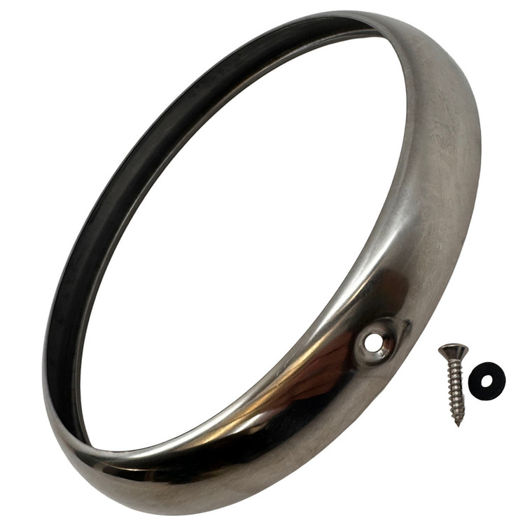 RIM HEADLIGHT STAINLESS STEEL