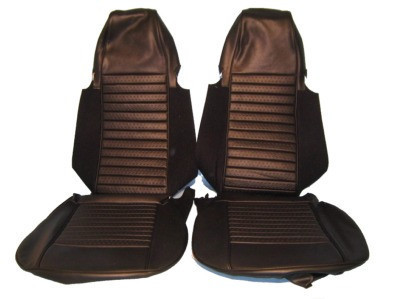 Seat Cover Kit Black TR6 1969