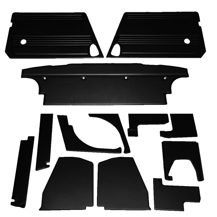 Interior Panel Kit Black Midget 70 to 79