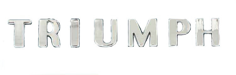 Letter Set T,R,I,U,M,P,H,