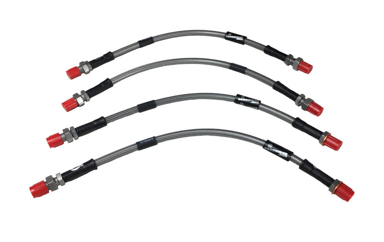 Brake Hose Set HD Braided Stainless GT6 MKIII by Goodridge