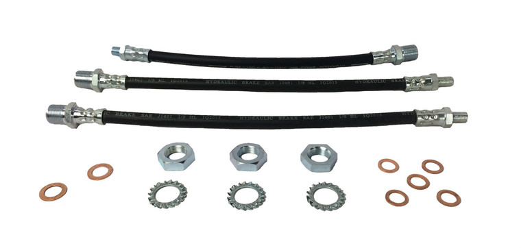 Brake Hose Kit Complete TR2 to TR3