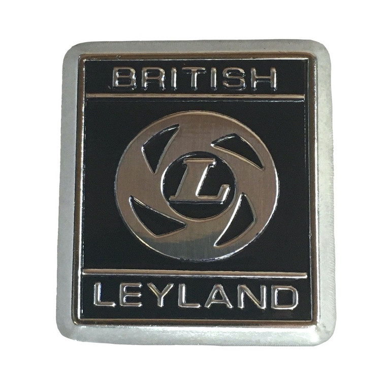 Badge British Leyland Dark Blue and Silver