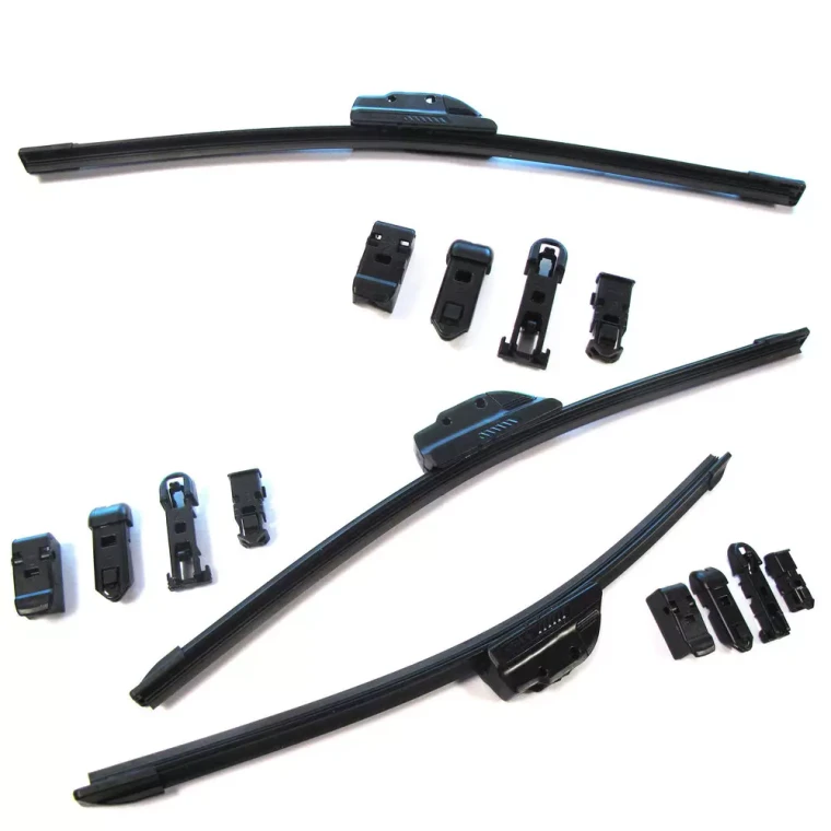 Front And Rear Winter Flexblade Wiper Blade Kit, Set Of 3 Blades PRC9841, 18-Inch Snow Driver By BOSCH, For Range Rover Classic, 1990 - 1995