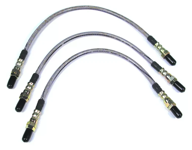 Performance Stainless Steel Brake Hose Kit With Teflon Liners For Land Rover Series 3