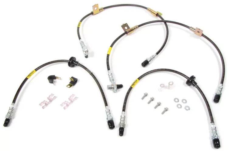Performance Stainless Steel Brake Hose Kit For Range Rover Full Size L322 (2003 - 2005)