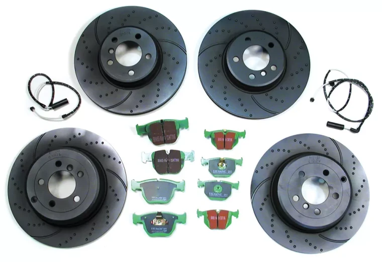 EBC Performance Brake Rebuild Kit, Front And Rear, For Range Rover Full Size L322, 2003 - 2005