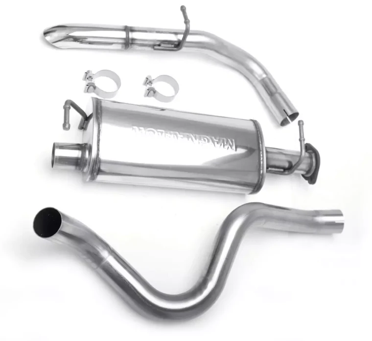 MagnaFlow Performance Stainless Steel Exhaust System, Cat-Back, Single-Exit / Single-Tip, For Range Rover Classic SWB And LWB, 1990 - 1995