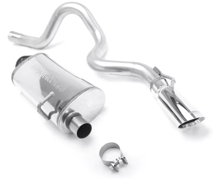 MagnaFlow Performance Stainless Steel Exhaust System, Cat-Back, Single-Exit / Single-Tip For Land Rover Defender 90 North American Spec