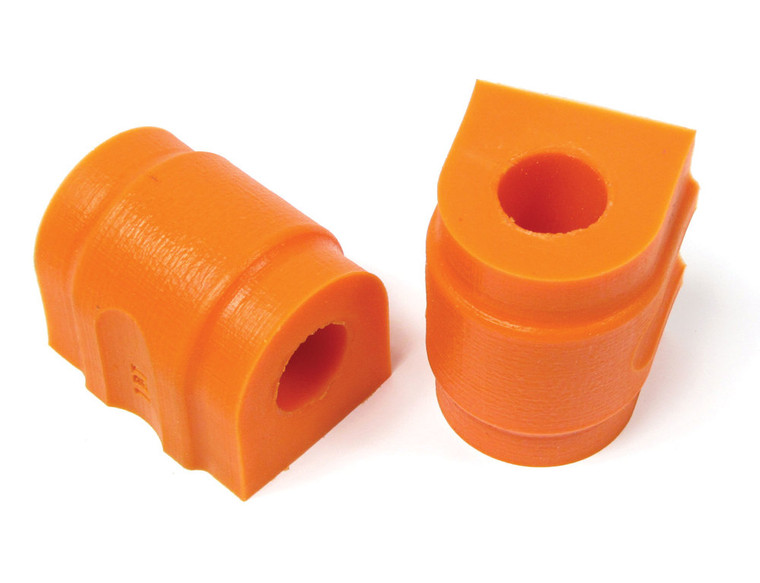 Polyurethane Suspension Bushing Set By Polybush LR018354, For Rear Sway Bar, Orange / Standard Firmness, For Range Rover Sport 2006 - 2009 Without Anti-Roll
