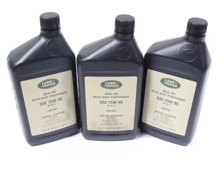Genuine Differential Fluid Service Kit, Front And Rear, For Land Rover LR3 And LR4 (With Non-Electronic Diffs), Includes 3 Quarts Genuine Differential / Axle Oil 75W90R GL5 Fluid