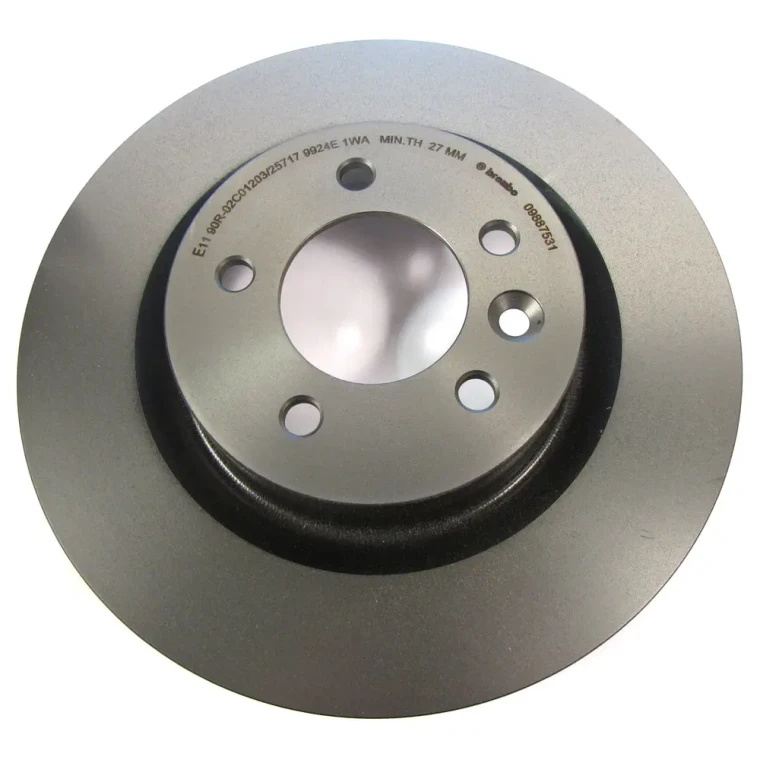 Front Brake Rotor SDB000614, Brembo Prime Line UV-Coated And Vented, For Land Rover LR3 4.4L V8 And Range Rover Sport 4.4L V8 Naturally-Aspirated (See Fitment Years)