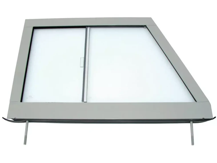 Door Top Assembly MTC5382G, Right Hand, Glazed With Glass, For Land Rover Series 2, 2A And 3