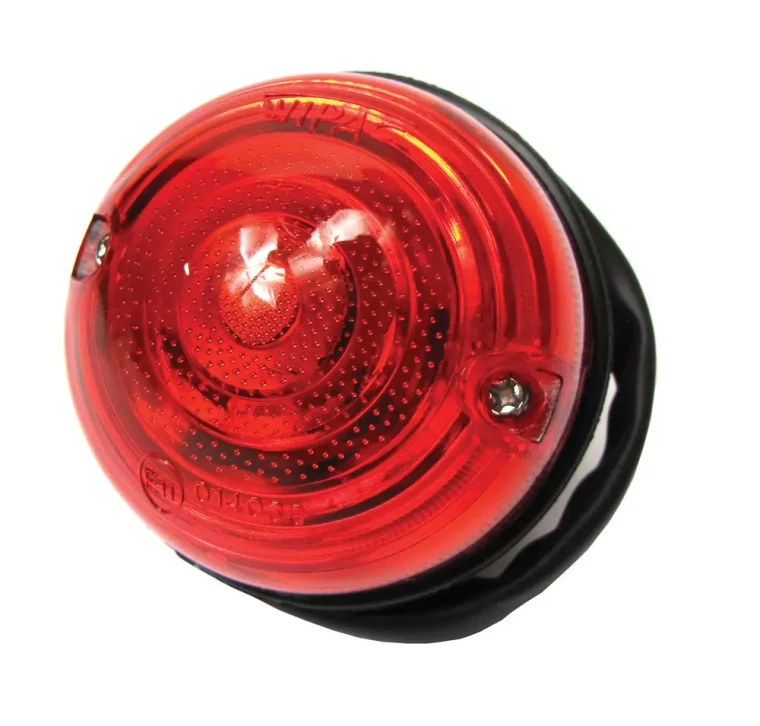Red Plastic Lamp Assembly RTC5523, Stop and Tail Light, For Land Rover Series 2, 2A, And 3, 1958 - 1974