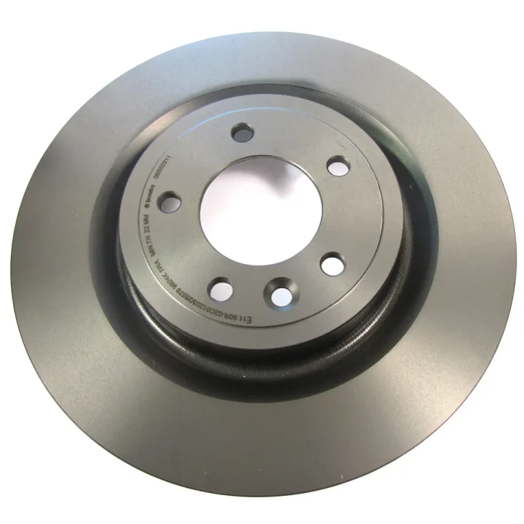 Rear Brake Rotor LR033302, Brembo Prime Line UV-Coated And Vented, 350mm Diameter, For Land Rover Discovery 5, Range Rover Full Size L405, And Range Rover Sport (See Fitment Years)
