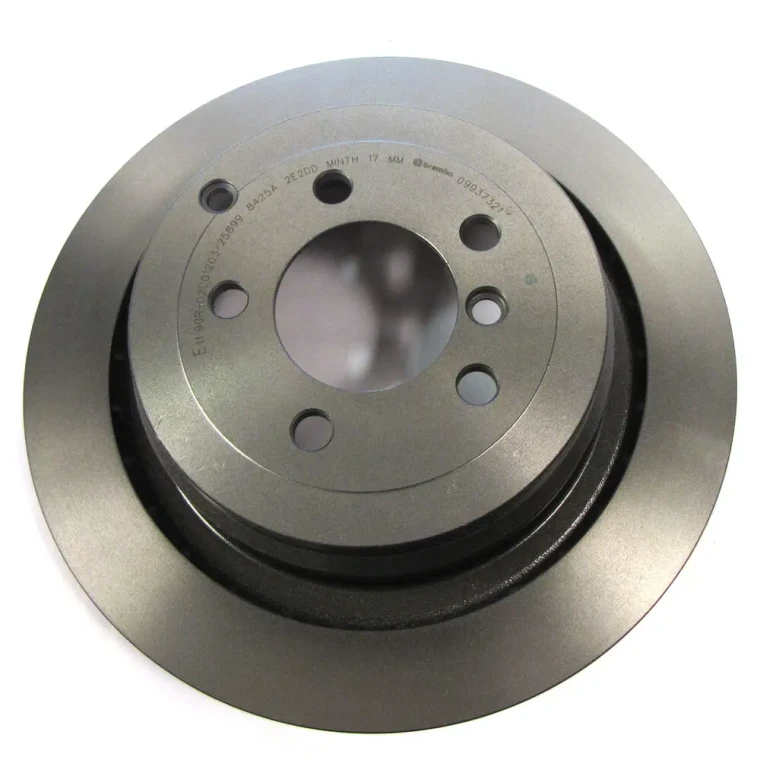 Vented Rear Brake Rotor LR031844, Brembo Prime Line UV-Coated And Vented, For Range Rover Full Size L322, 2006 - 2012 (See Fitment Models)