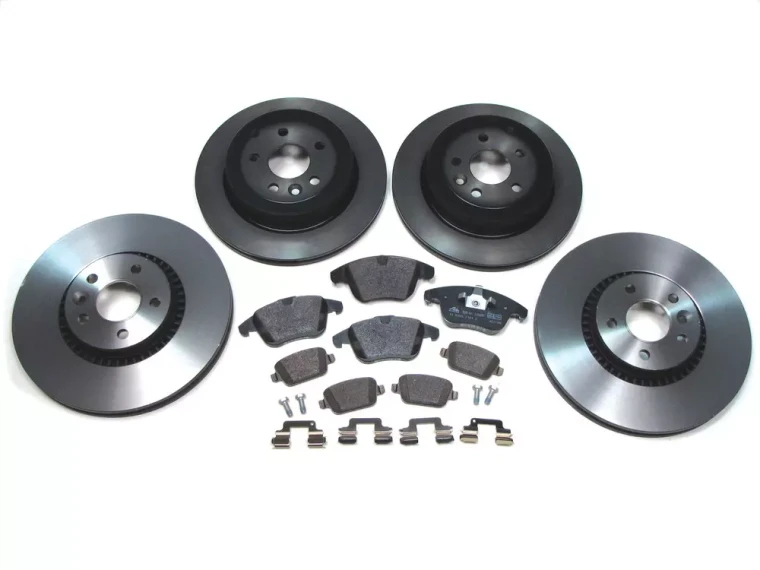 Genuine Brake Rebuild Kit, Front And Rear, Includes Genuine Pads And Rotors, For Land Rover LR2