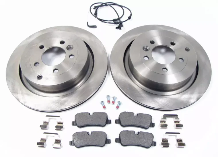 Rear Brake Rebuilding Kit Rear For Range Rover Sport 2006 - 2009, Includes Standard Rotors, Textar Brake Pads And Brake Wear Sensor