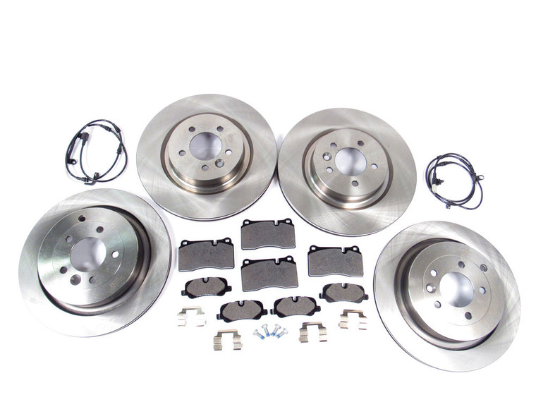 Brake Rebuild Kit, Front And Rear, For Range Rover Sport Supercharged 2006-Only, Includes Genuine Pads, Standard Rotors And Wear Sensors