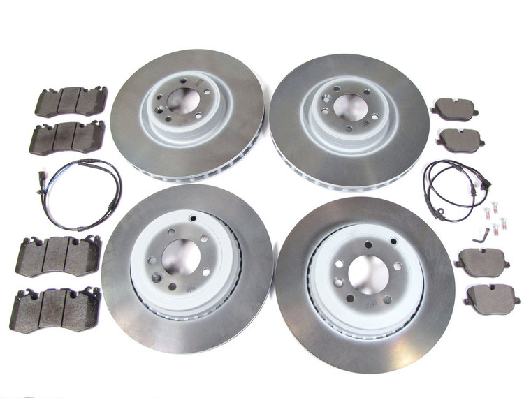Brake Rebuild Kit, Front And Rear With Genuine Rotors And Pads, For Range Rover Sport Supercharged, 2010 - 2013
