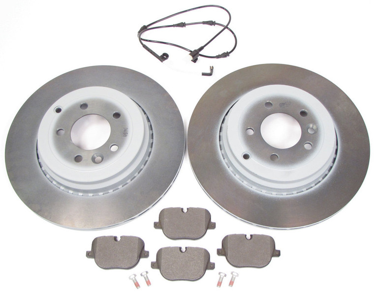 Rear Brake Rebuilding Kit For Range Rover Sport Supercharged 2010 - 2013, Includes Genuine Pads And Rotors And Replacement Wear Sensors