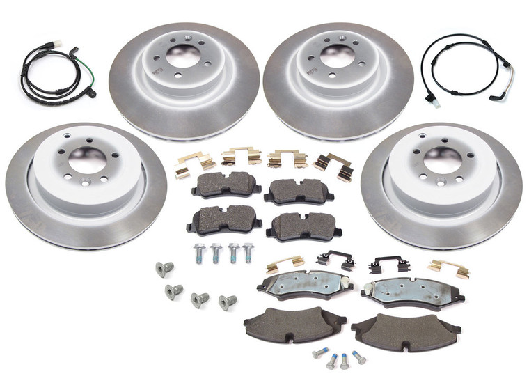 Brake Rebuild Kit Front And Rear (Genuine Rotors And Pads): LR4 V8 5.0 Liter 2010 Only