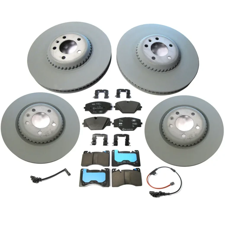 Brake Rebuild Kit, Front And Rear, Includes Brembo Rotors, Genuine Brake Pads, And Brake Wear Sensors, For Range Rover Sport And Range Rover Full Size With 19-Inch Wheels (See Fitment Years)