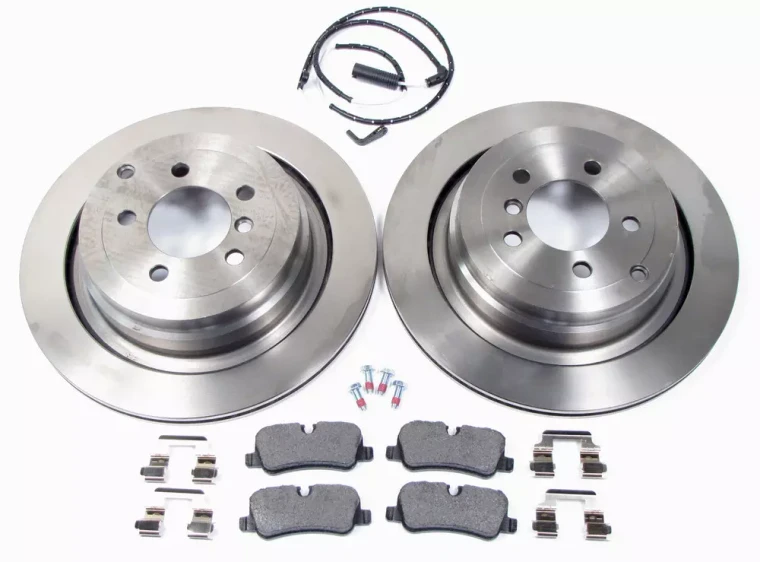 Rear Brake Rebuilding Kit, Textar Pads, Standard Rotors And Rear Wear Sensor For Range Rover Full Size L322 2006 - 2009