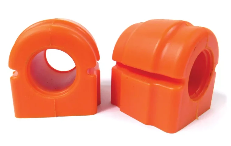 Front Sway Bar Polyurethane Bushing By Polybush, Orange Pair (Standard Firmness) For Range Rover Full Size L322