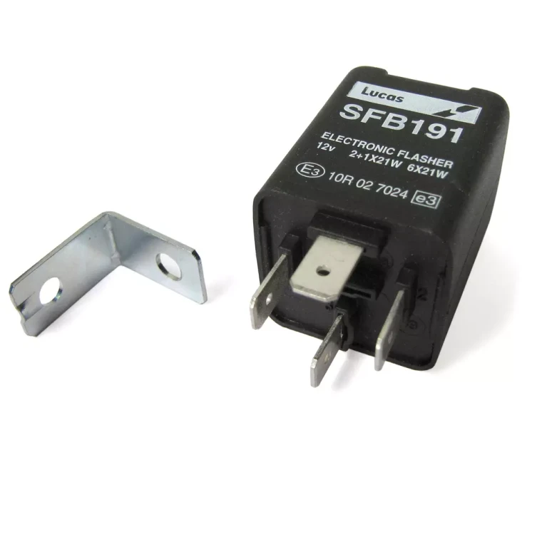 Flasher Unit Relay YWT10002L Or PRC8876 By Lucas, 12-Volt 4-Pin, For Land Rover Defender 90 And Range Rover Classic (See Fitment Years)