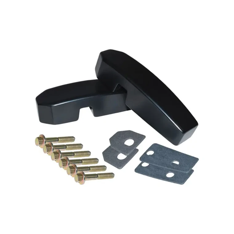 Aluminum Windshield Hinge Kit, Black, GA1142B, For Land Rover Defender 90,110,130 (See Fitment Years)