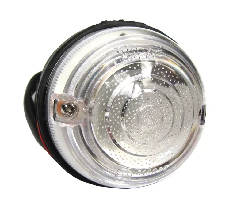 Front Conical Lamp Assembly, Clear, For Land Rover Series II/IIA, Land Rover Series III, And Land Rover Series 109