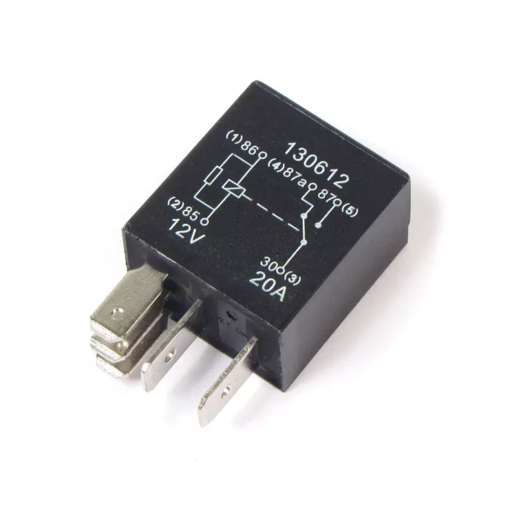 Relay YWB500200, Black 20A, 5 Pin Micro, For Land Rover LR3, LR4, Range Rover Sport, And Range Rover Full Size (See Fitment Years)