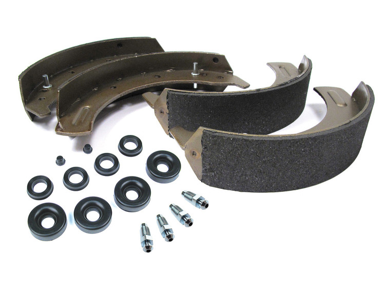 Front Brake Shoe And Wheel Seal Kit For Land Rover Series 109-Inch Model, 6-Cylinder